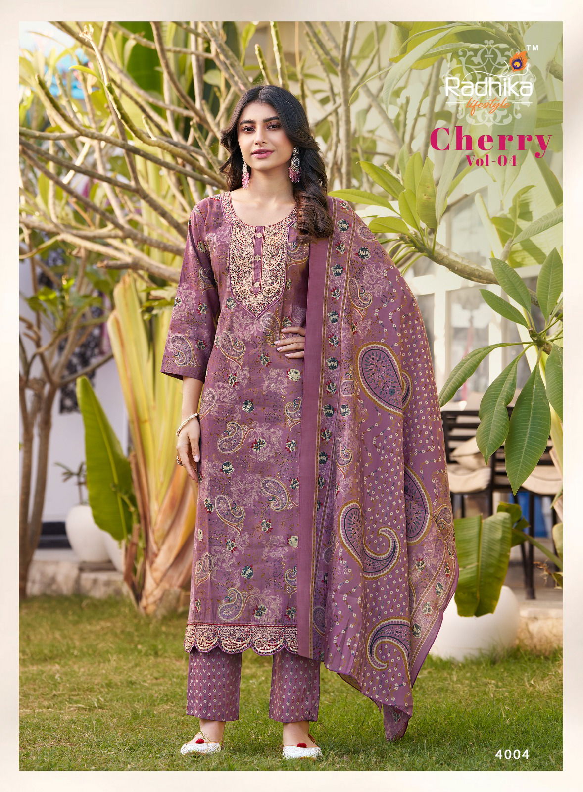 Cherry Vol 4 By Radhika Modal Printed Kurti With Bottom Dupatta Orders In India